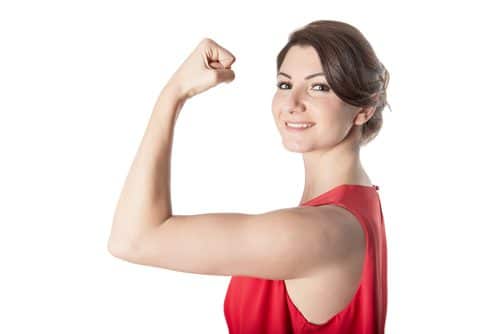 woman showing her bicep and strong arm-img-blog